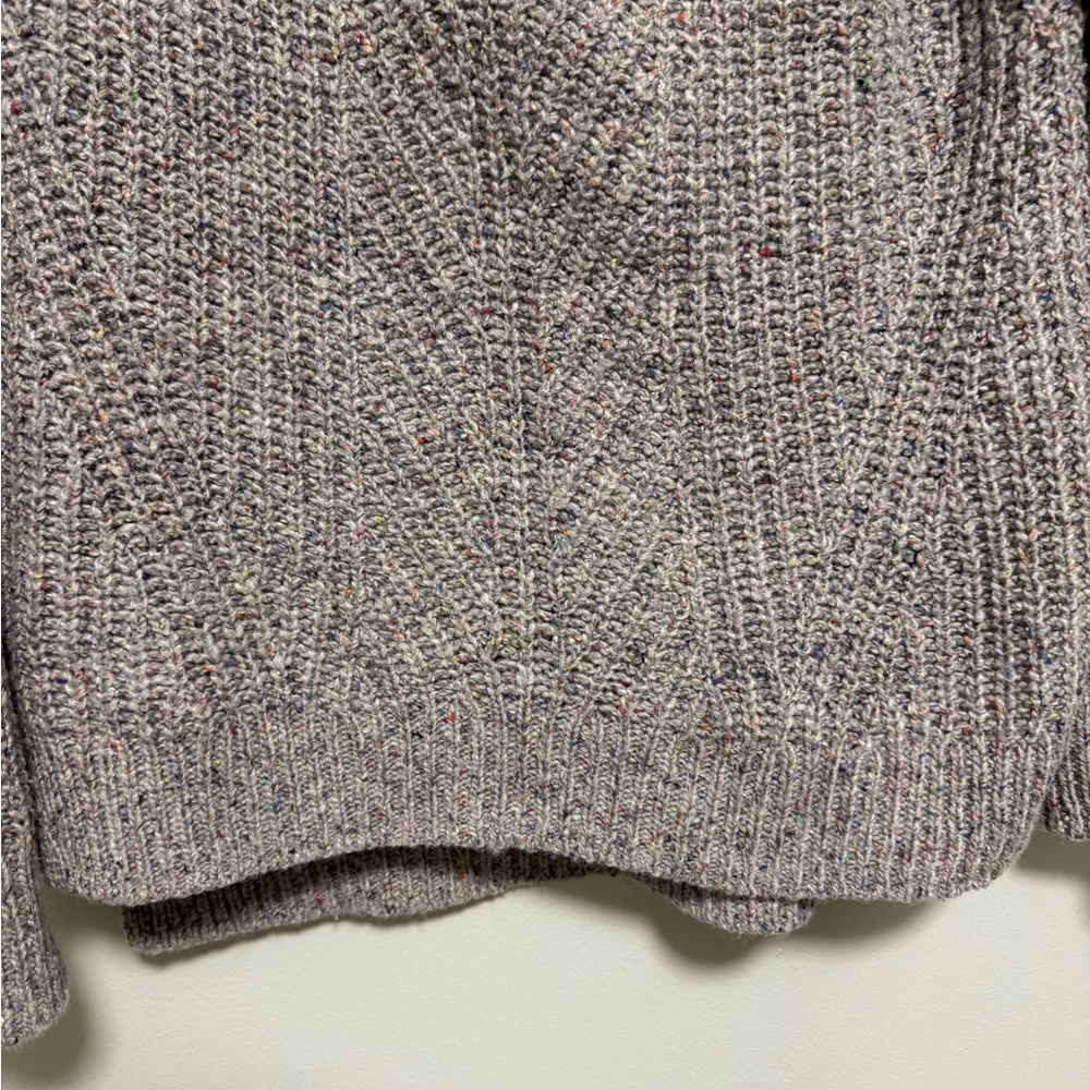 Women’s Madewell Colorfleck Ribbed Turtleneck Sweater - Picture 12 of 12